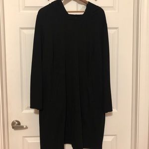 Black Long Sleeve Sweater Dress